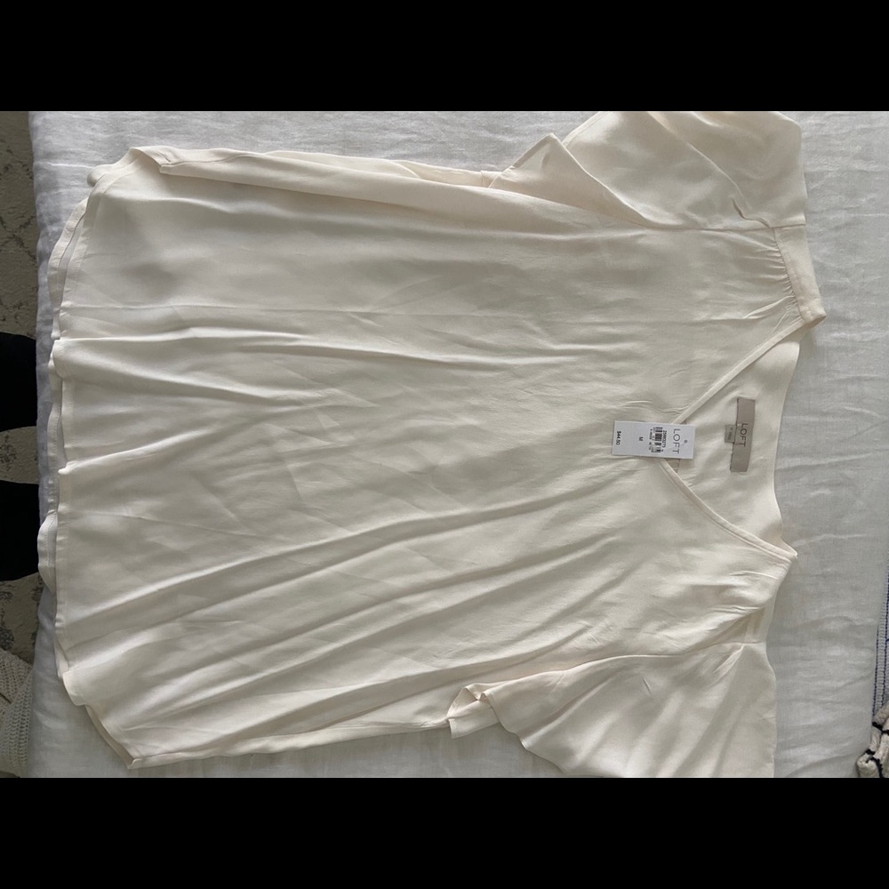 LOFT Flutter Sleeve Shirt